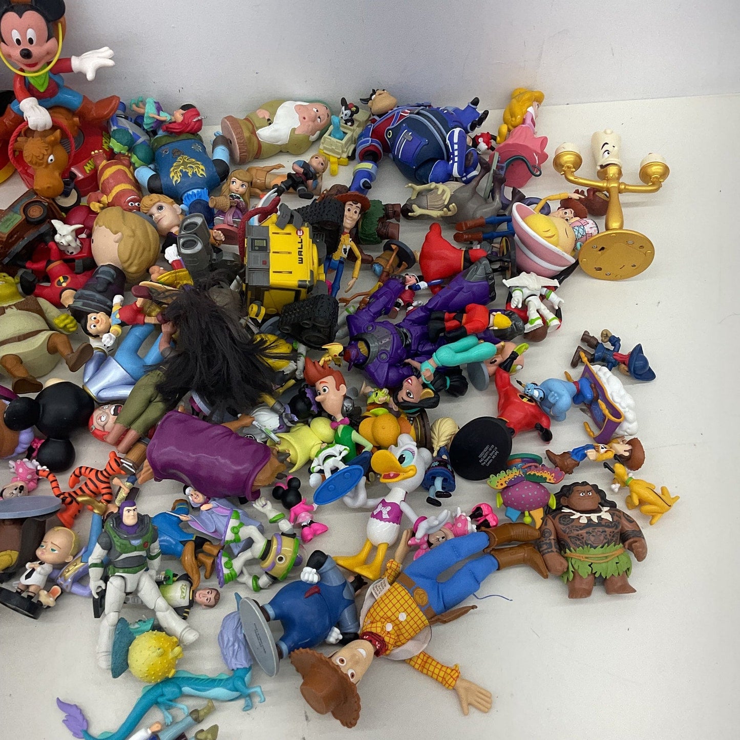 15 lbs Mixed Preowned LOT Disney & Others Character Figures Toys Cake Toppers - Warehouse Toys