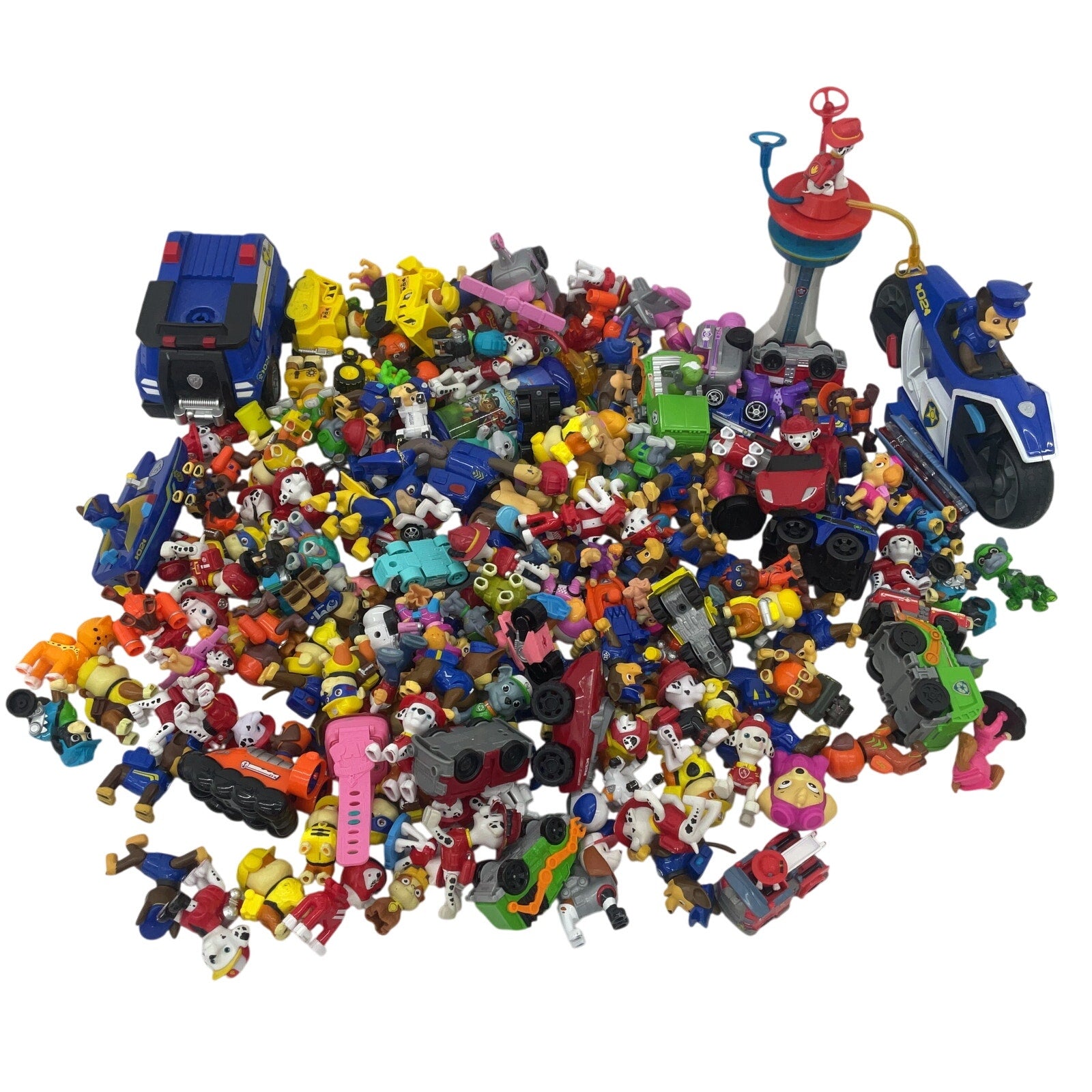 15 lbs Paw Patrol Action Figures Preowned Mixed LOT Vehicles Toys Accessories - Warehouse Toys