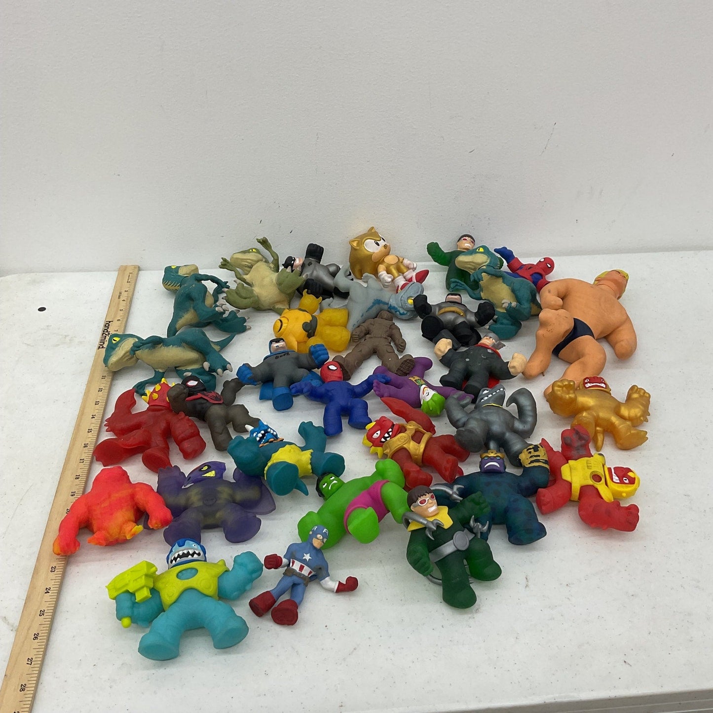 15 lbs Preowned Goo Jit Zu & Others Stretchy Blob Filled Action Figures Toys - Warehouse Toys