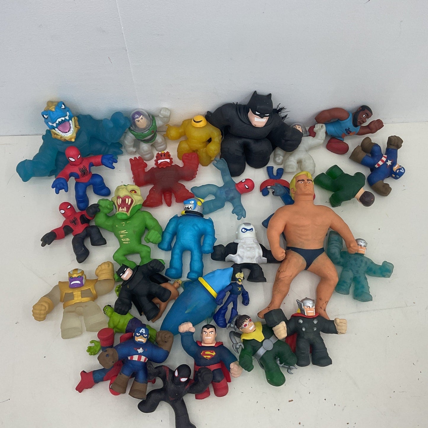 16 lbs Preowned Goo Jit Zu & Others Stretchy Blob Filled Action Figures Toys - Warehouse Toys