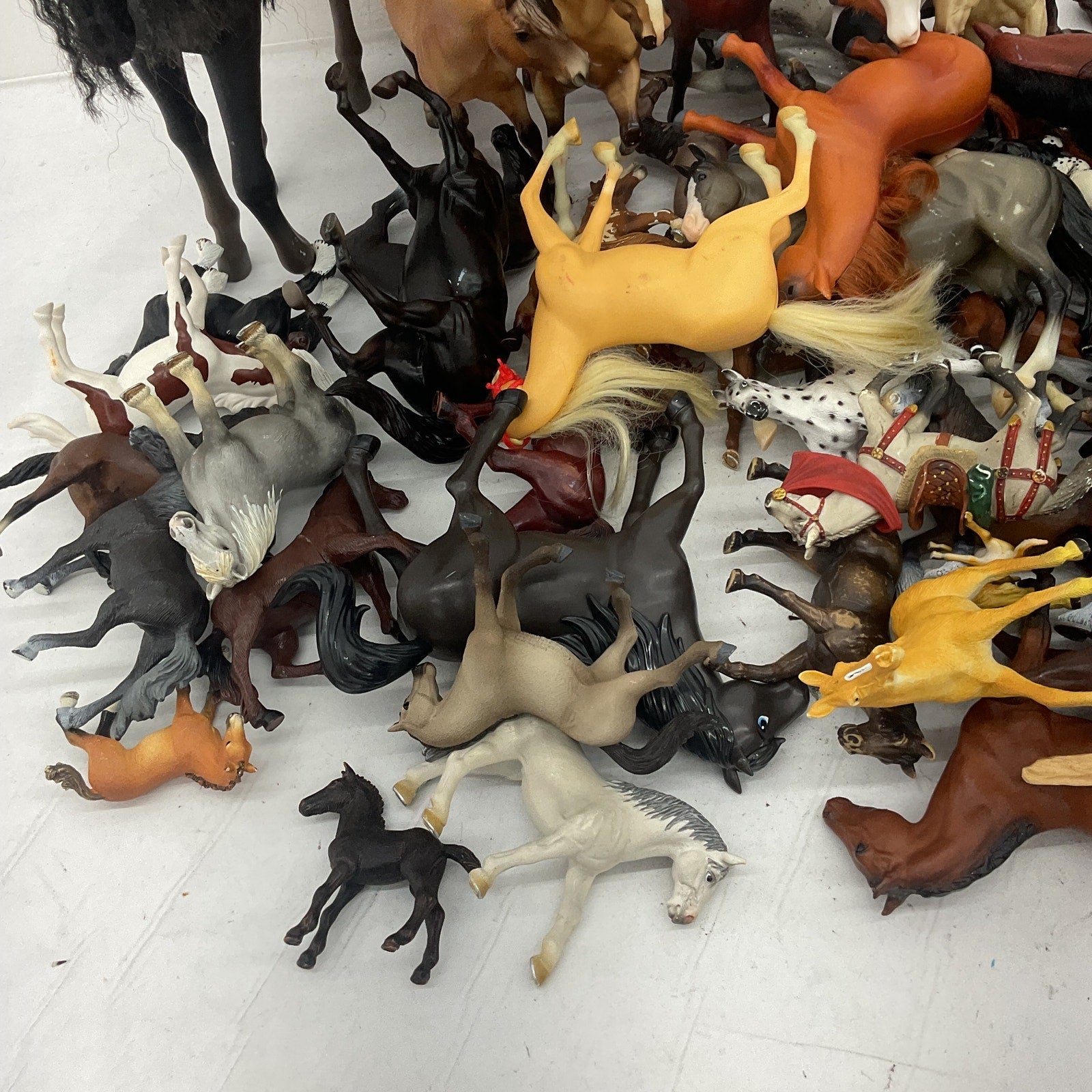 17 lbs Preowned Schleich & Other Brands Horse Pony Figures Toys Figurines LOT - Warehouse Toys