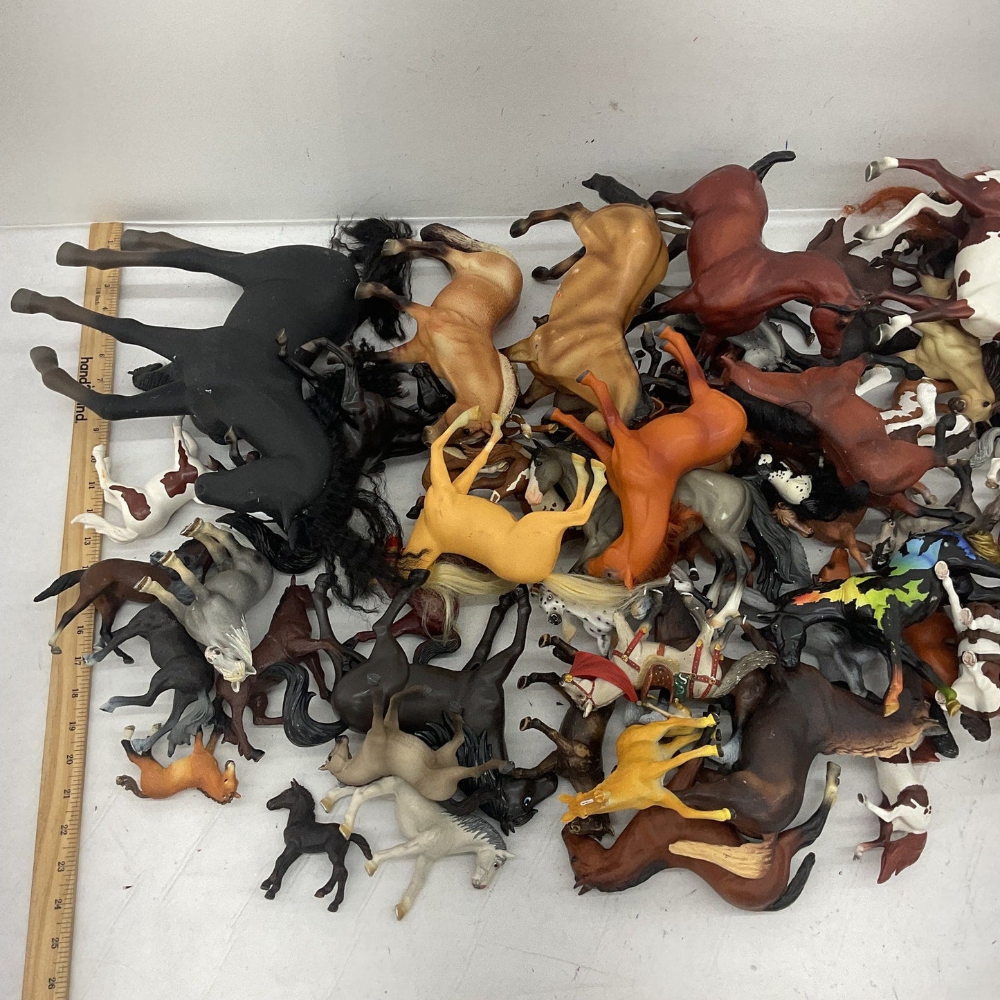 17 lbs Preowned Schleich & Other Brands Horse Pony Figures Toys Figurines LOT - Warehouse Toys