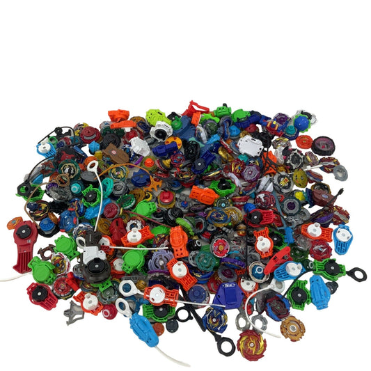 18 lbs Assorted Preowned Mixed HUGE LOT Beyblades Toy Figures Parts Accessories - Warehouse Toys