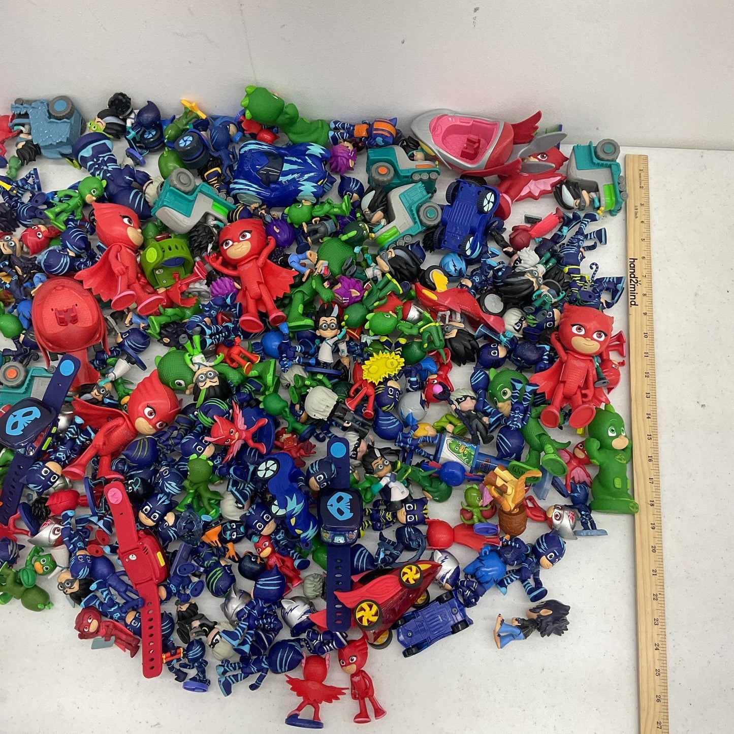 19 lbs PJ Masks Action Figure Collection Preowned Mixed Loose LOT Toys Vehicles - Warehouse Toys