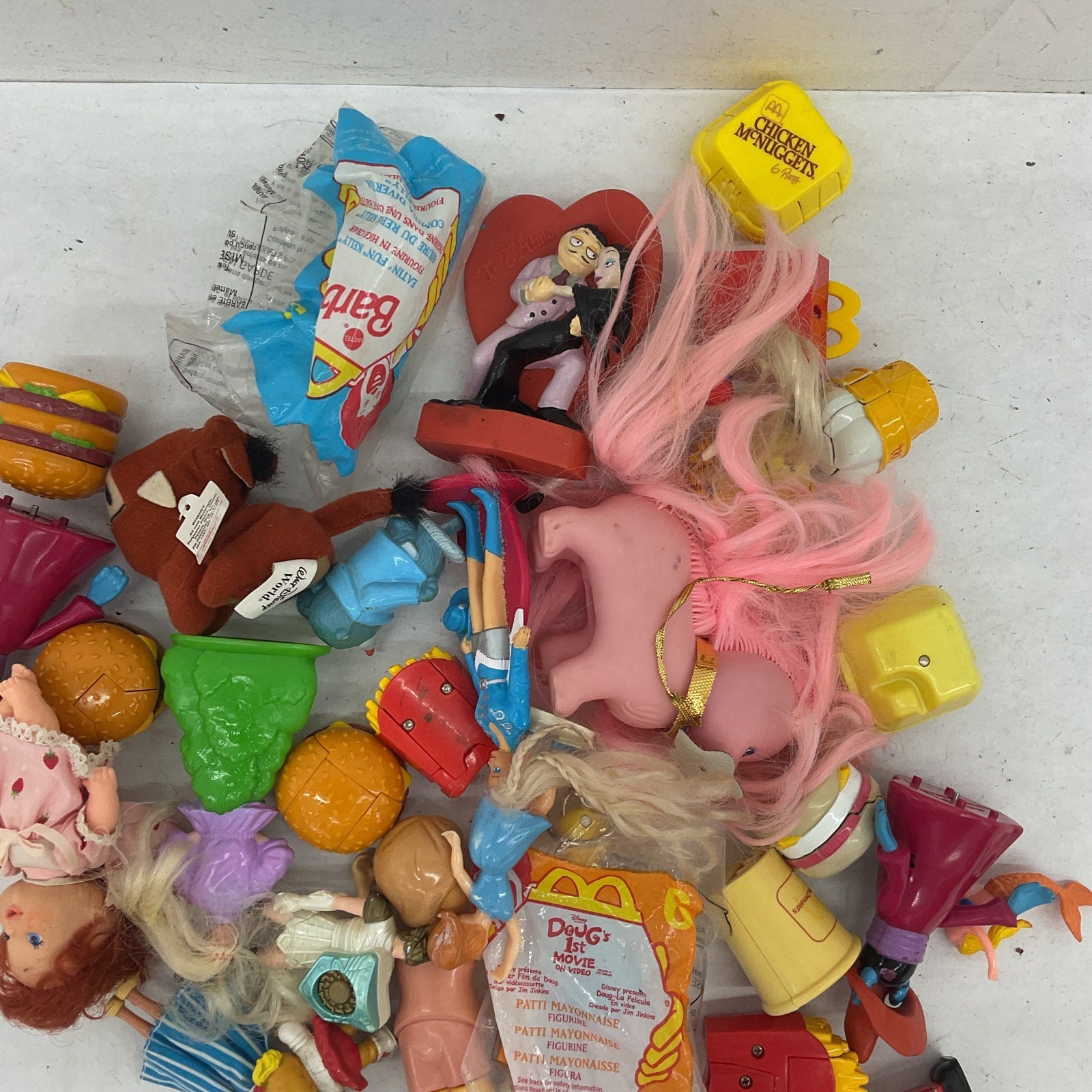 1980s McDonalds Transformers Dolls LOT Mattel Pretty Kitty Strawberry Shortcake - Warehouse Toys