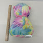 2 Scoops Cute Large Rainbow Swirl Cuddly Puppy Dog Plush - Warehouse Toys