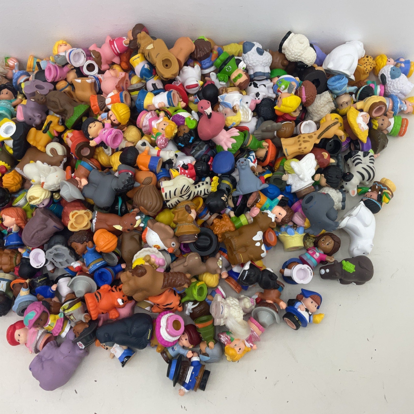 20 lbs LOT Fisher Price Little People Animals Humans Character Figures Preowned - Warehouse Toys