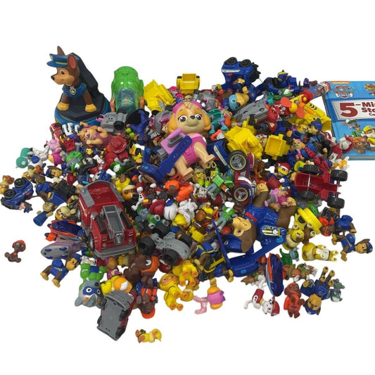 20 lbs Paw Patrol Action Figures Preowned Mixed LOT Vehicles Toys Accessories - Warehouse Toys