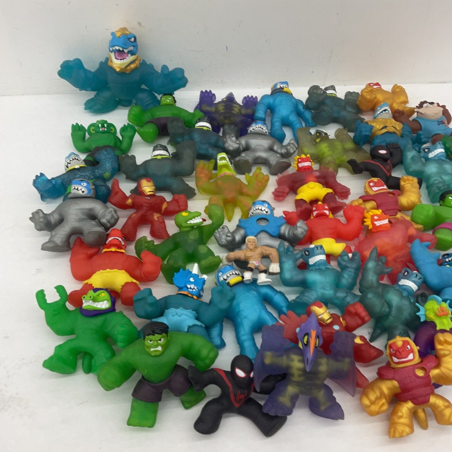 20 lbs Preowned Goo Jit Zu & Others Stretchy Blob Filled Action Figures Toys - Warehouse Toys