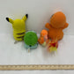 Pokemon Multicolor Stuffed Animal Charmander Pikachu Plush Lot