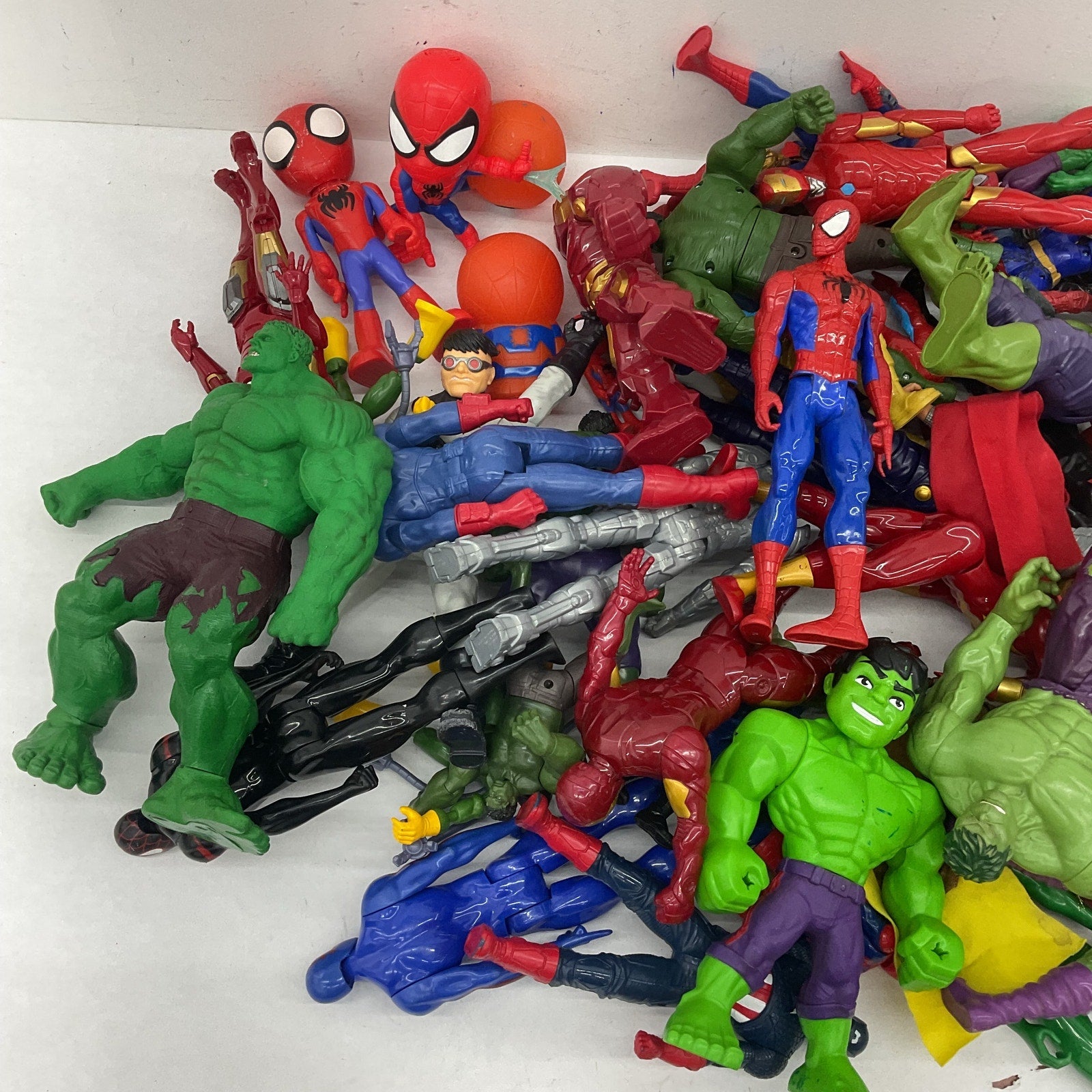 25 lbs Loose Mixed Action Figures Toys LOT Preowned DC Marvel & Others Random - Warehouse Toys