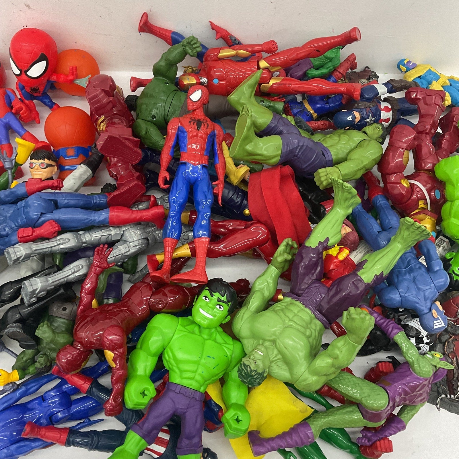 25 lbs Loose Mixed Action Figures Toys LOT Preowned DC Marvel & Others Random - Warehouse Toys