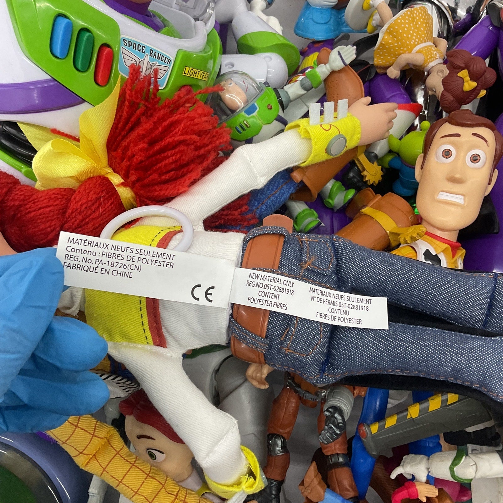 25 lbs Mixed Preowned LOT Disney Pixar Toy Story Figures Toys Cake Toppers Buzz - Warehouse Toys