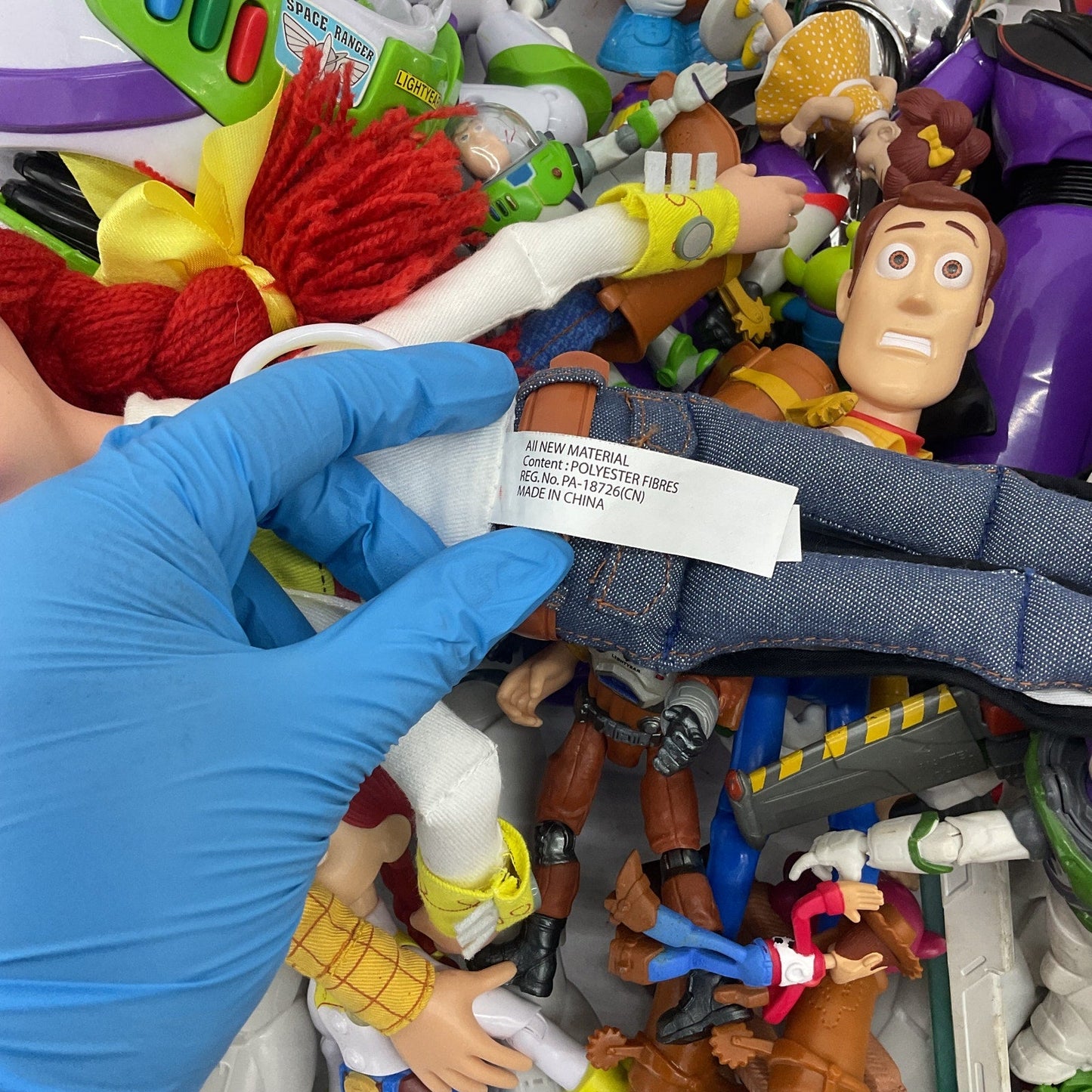 25 lbs Mixed Preowned LOT Disney Pixar Toy Story Figures Toys Cake Toppers Buzz - Warehouse Toys