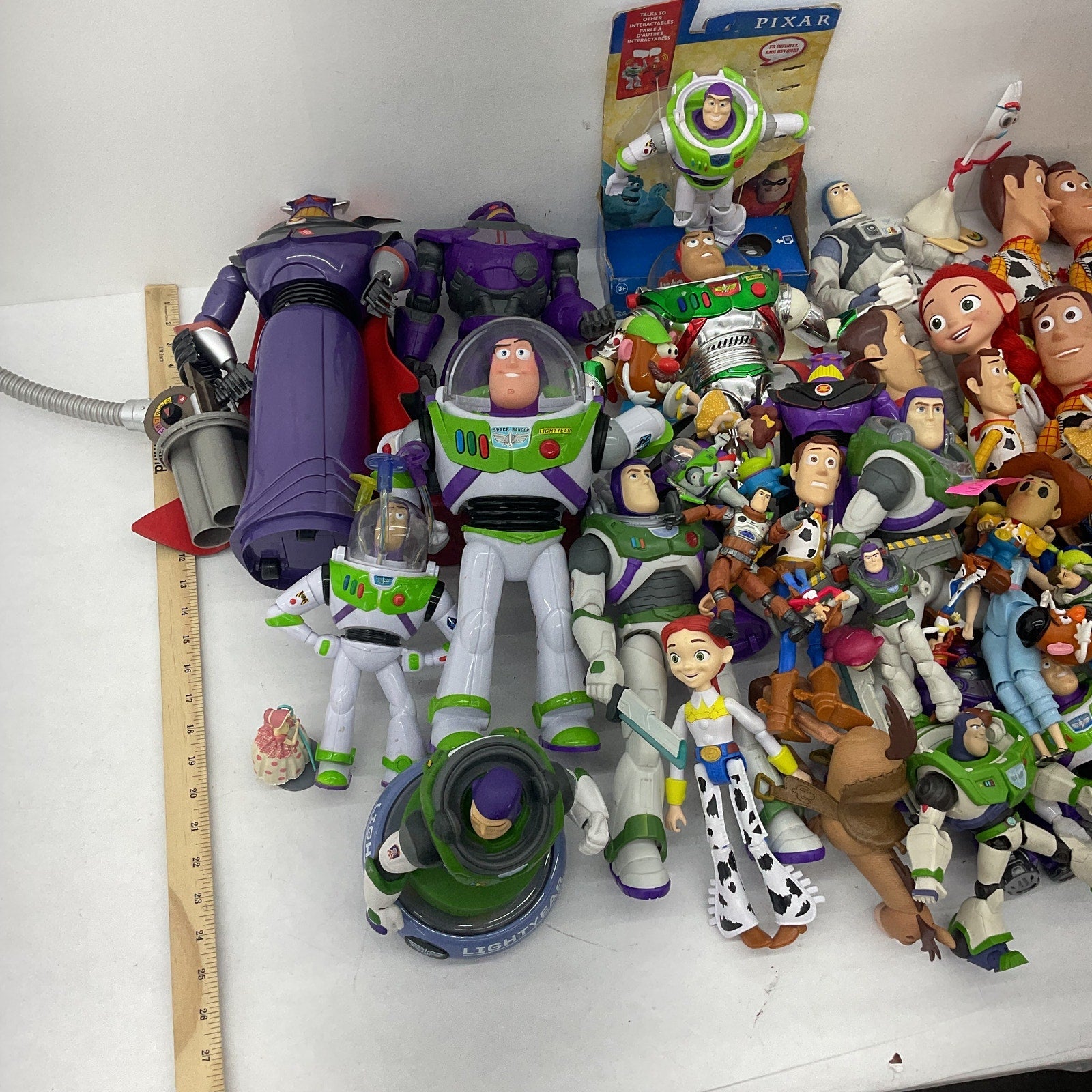 25 lbs Mixed Preowned LOT Disney Pixar Toy Story Figures Toys Cake Toppers Buzz - Warehouse Toys