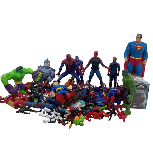 25 lbs Random Mixed Loose Action Figures Toys LOT Preowned DC Marvel & Others - Warehouse Toys