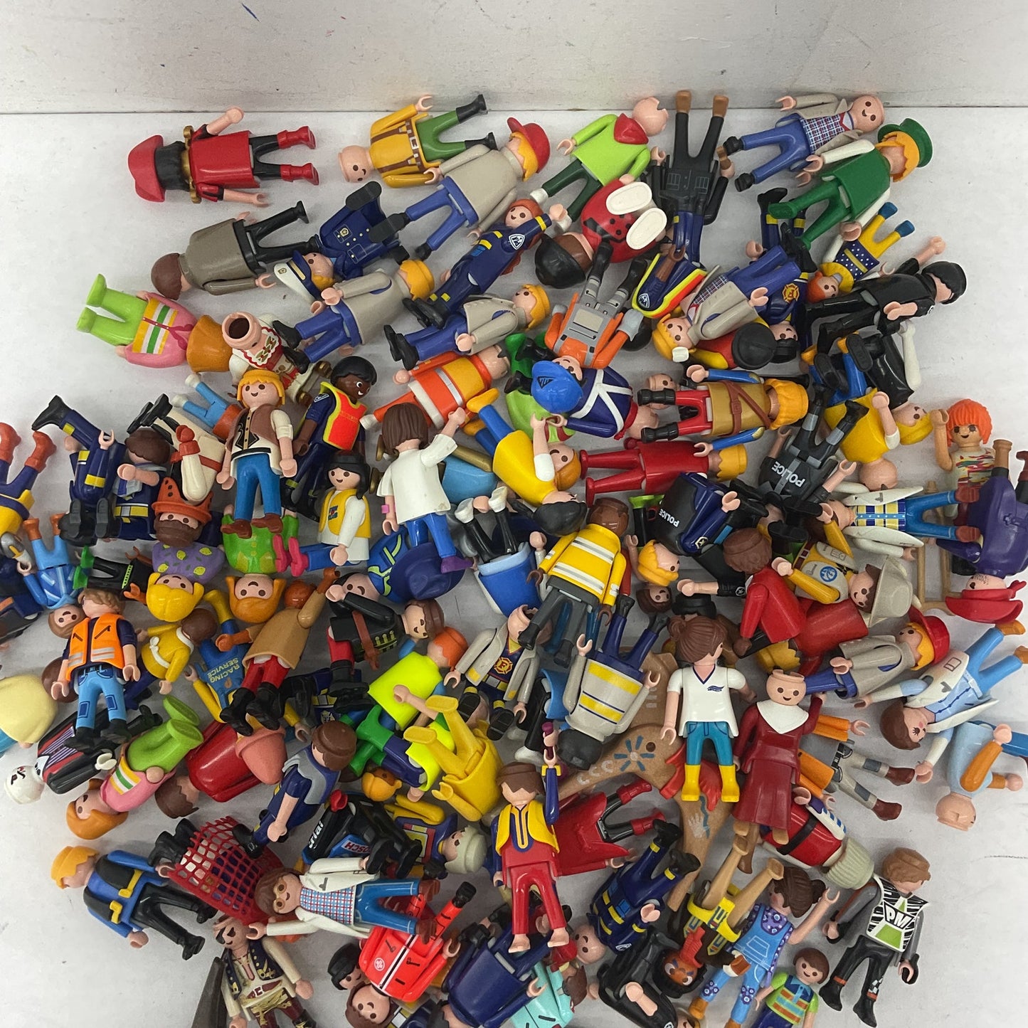 Vintage & Modern Preowned LOT 3+ lbs Geobra Playmobil Toys Figures Accessories