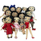 Preowned Mixed LOT 5 lbs Betty Boop Character Plush Dolls Stuffed Animals