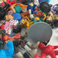 2lb Mixed Lot of Assorted Figure Toys PLAYMOBIL Pokemon Sonic Mattel MUSCLE Men - Warehouse Toys