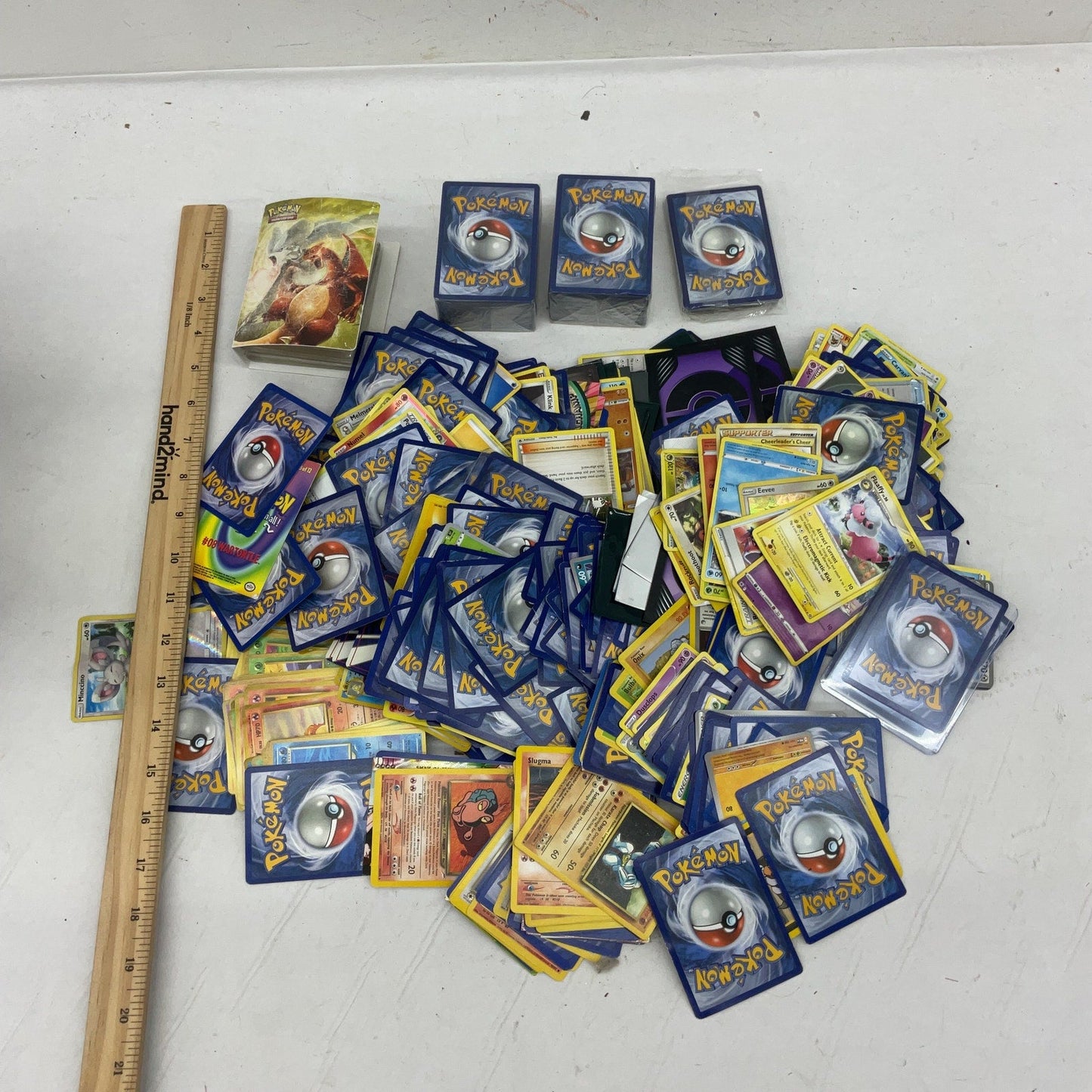 3 lbs Assorted Mixed Pokemon TCG Collectible Playing Trading Cards Preowned - Warehouse Toys