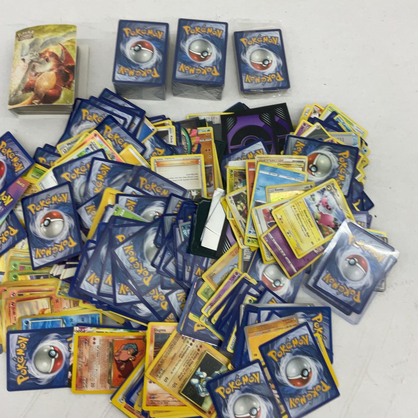 3 lbs Assorted Mixed Pokemon TCG Collectible Playing Trading Cards Preowned - Warehouse Toys