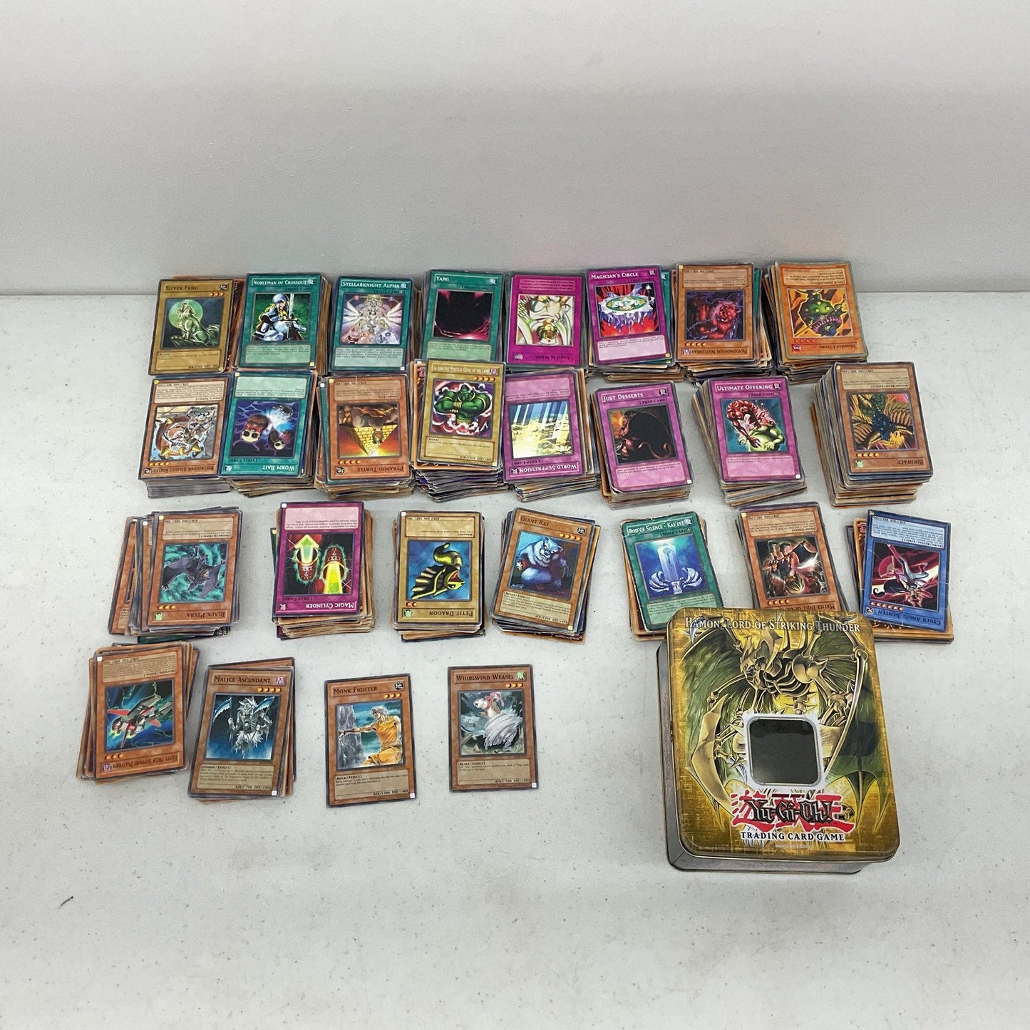 3+ lbs Assorted Mixed YuGiOh Anime Collectible Playing Trading Cards Preowned - Warehouse Toys