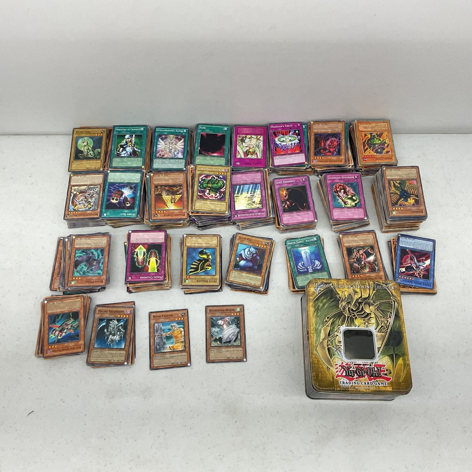 3+ lbs Assorted Mixed YuGiOh Anime Collectible Playing Trading Cards Preowned - Warehouse Toys