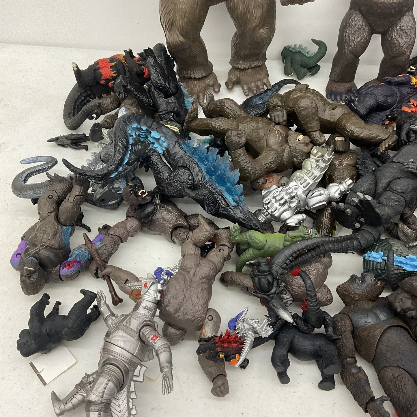 30 lbs Preowned LOT King Kong Godzilla Kaiju Monsters Toys Action Figures LOT - Warehouse Toys