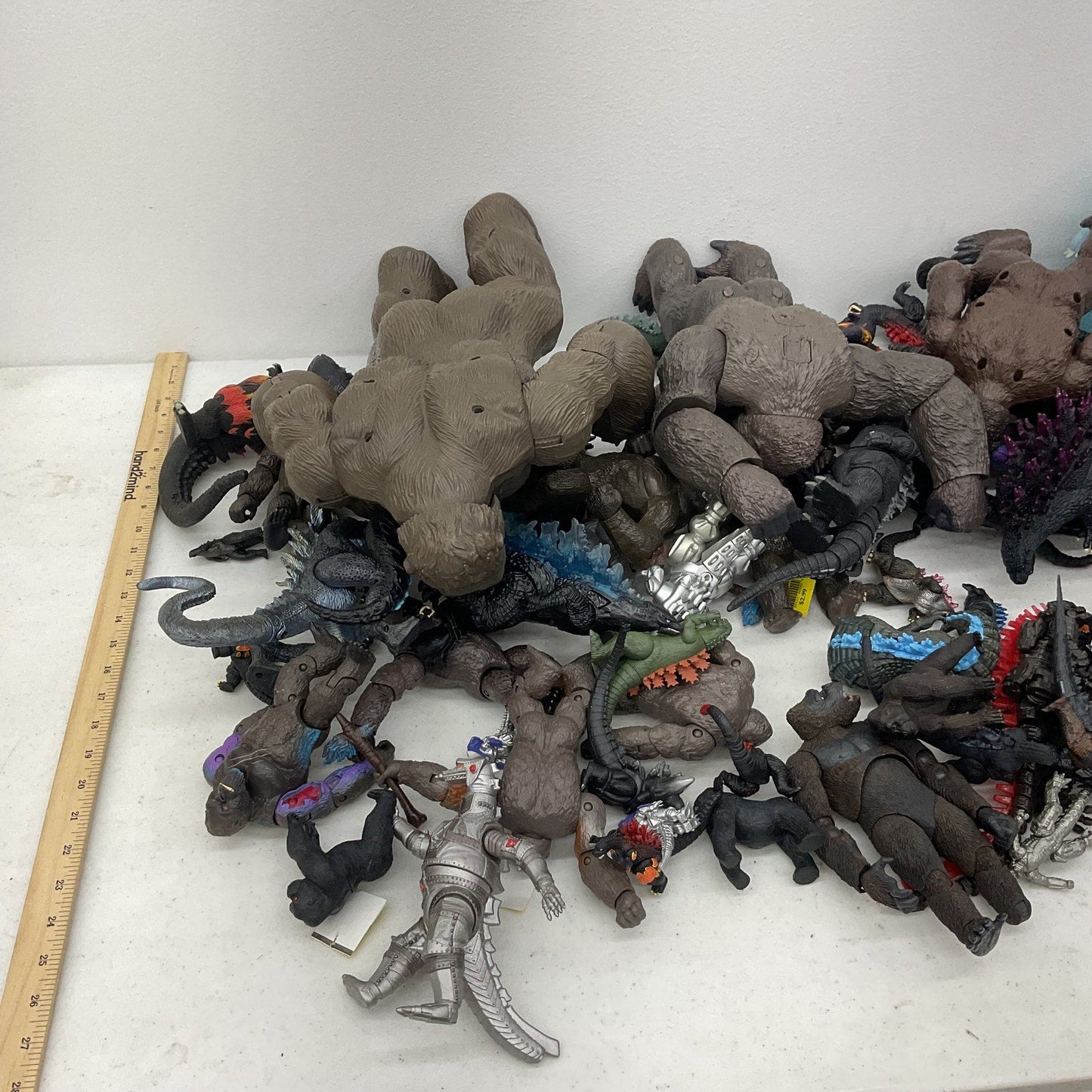 30 lbs Preowned LOT King Kong Godzilla Kaiju Monsters Toys Action Figures LOT - Warehouse Toys