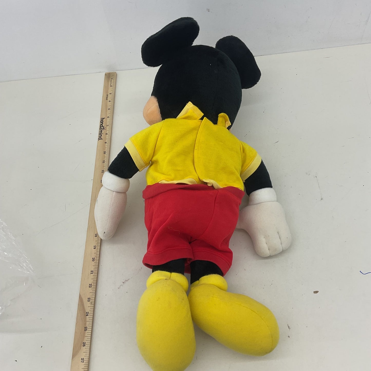 Worlds of Wonder WOW Vintage 80s Talking Mickey Mouse Plush Doll UNTESTED