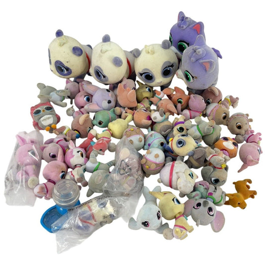 3lb Lot Disney Junior T.O.T.S. Mini Flocked Pet Animal Play Doll Toys Preowned - Warehouse Toys