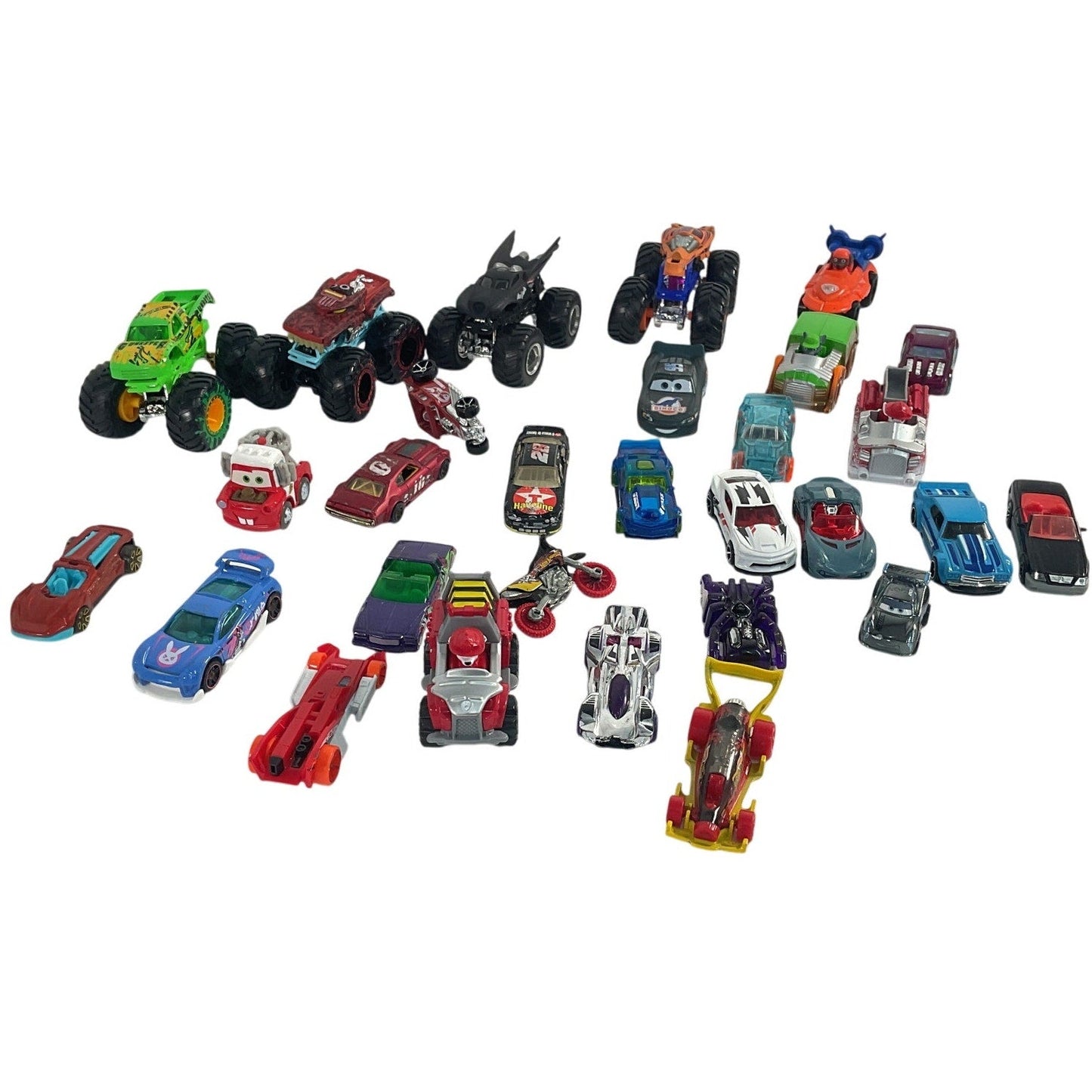 3lb Mixed Lot of Diecast Metal Toy Cars Vehicles Hot Wheels Mattel Pre - Owned - Warehouse Toys