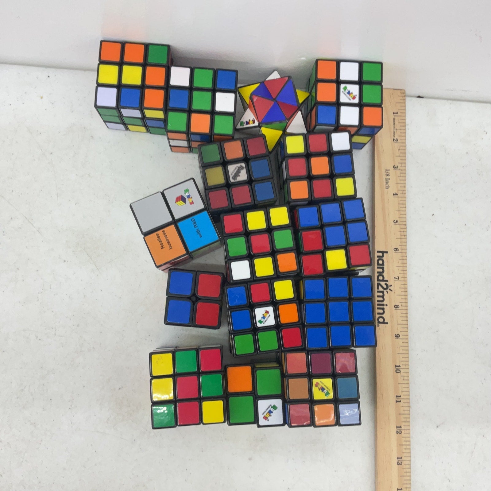 3lb Mixed Lot Rubik’s Cube Brain Teaser Twist Puzzle Retro Game Preowned - Warehouse Toys