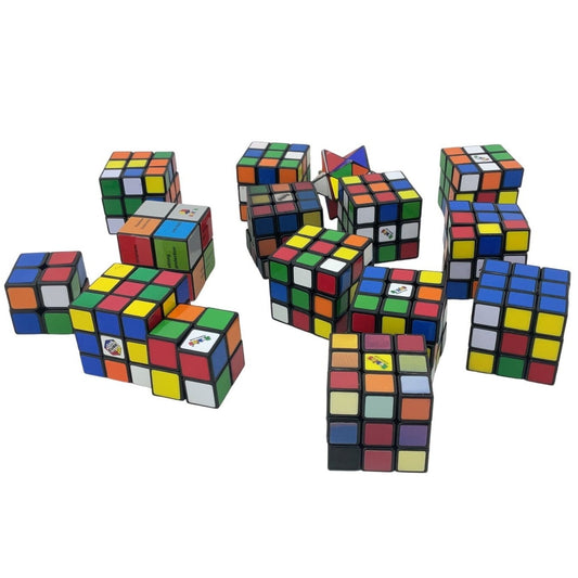 3lb Mixed Lot Rubik’s Cube Brain Teaser Twist Puzzle Retro Game Preowned - Warehouse Toys