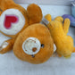 4+ LB Mixed Lot New & Vintage Care Bears Stuffed Animals Plush Toys Preowned - Warehouse Toys