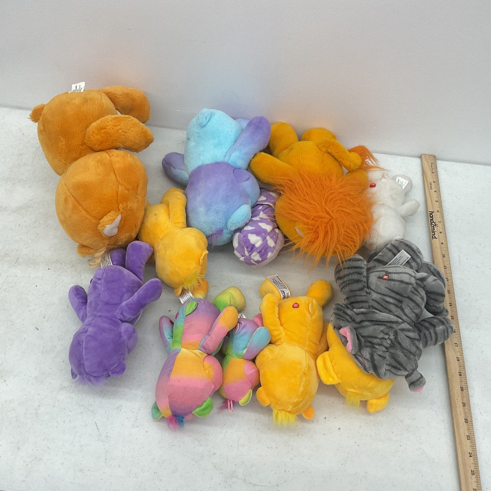 4+ LB Mixed Lot New & Vintage Care Bears Stuffed Animals Plush Toys Preowned - Warehouse Toys