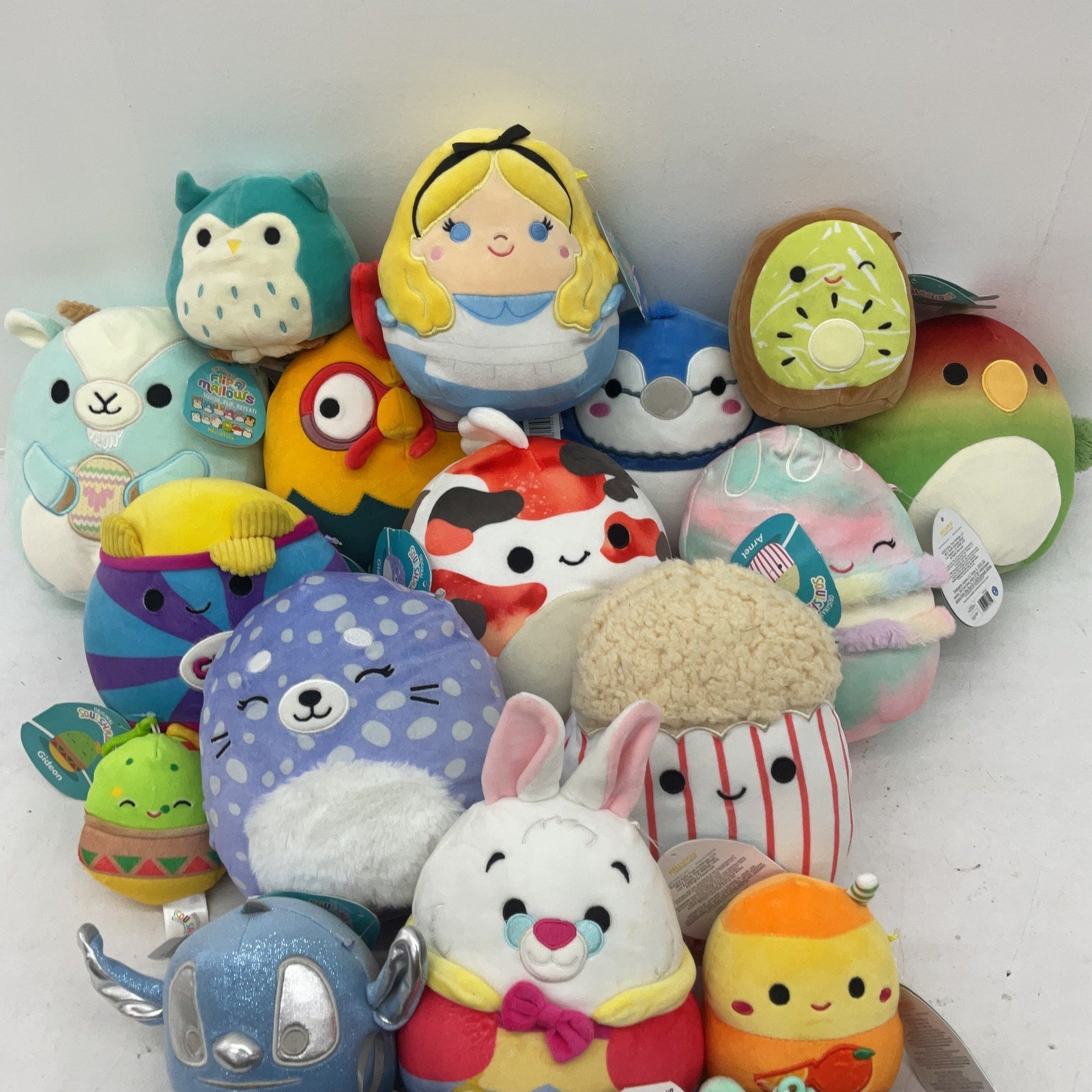 5 lb LOT Mix Squish Mallows Plushies Cute Preowned - Warehouse Toys