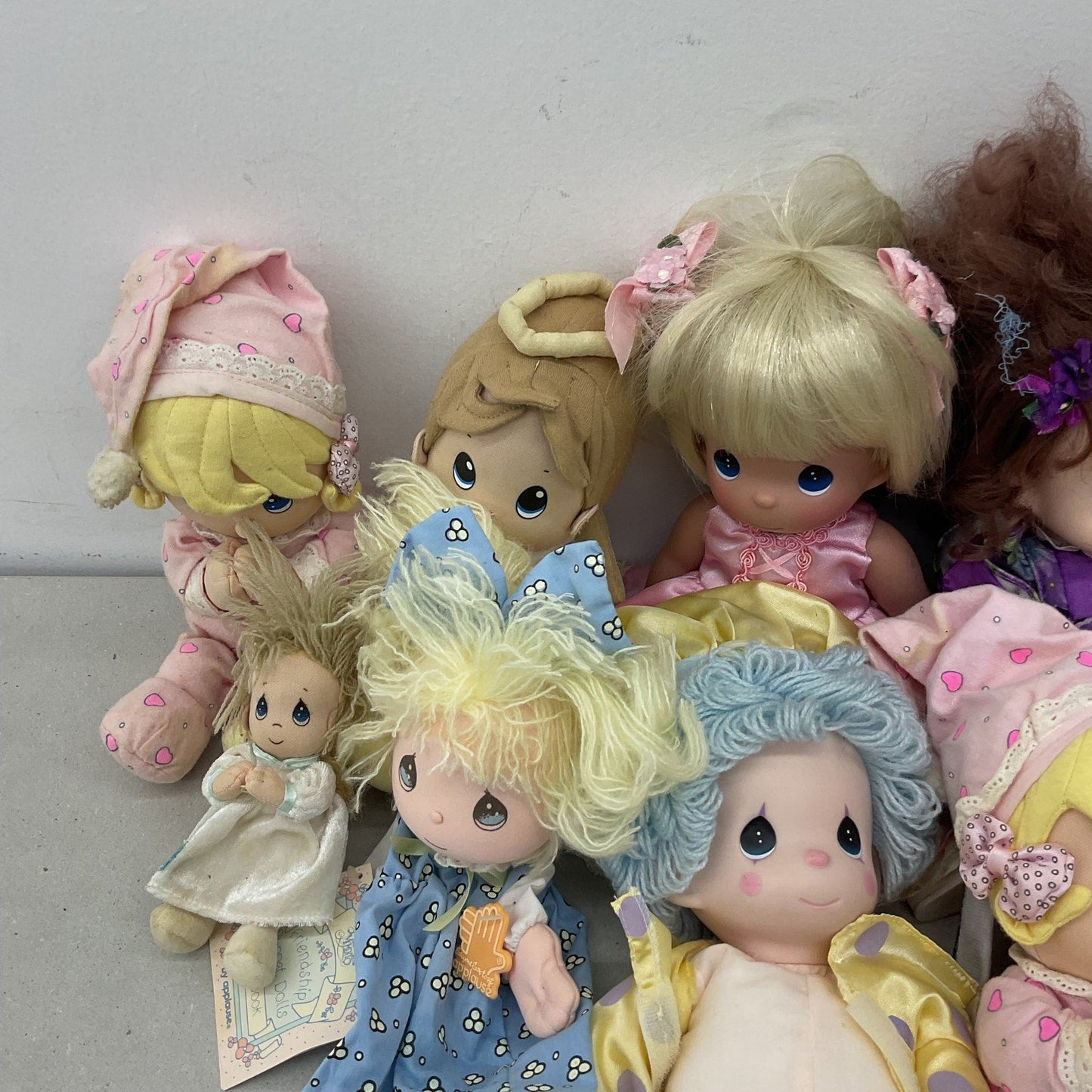 5 lbs Precious Moments Preowned Mixed Plush Play Baby Dolls Christian Toys LOT - Warehouse Toys