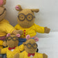 5 lbs Preowned Mixed LOT Arthur Read Aardvark Plush Dolls Stuffed Animals - Warehouse Toys