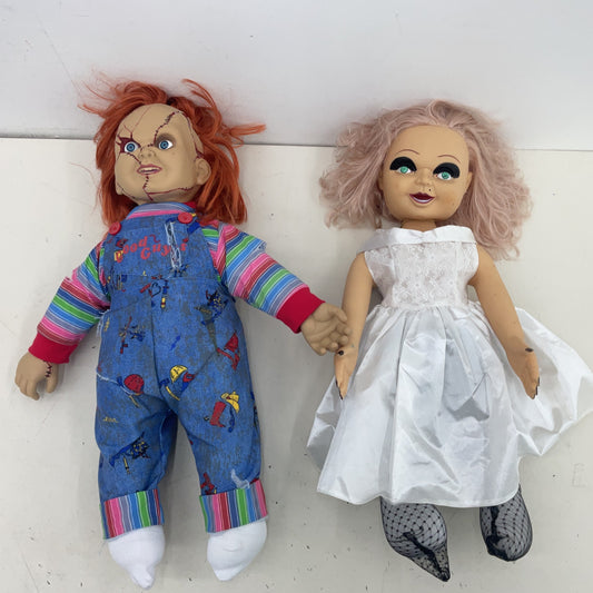 Child Play Chucky & Bride of Chucky Tiffany Horror Movie 24" Tall - Preowned