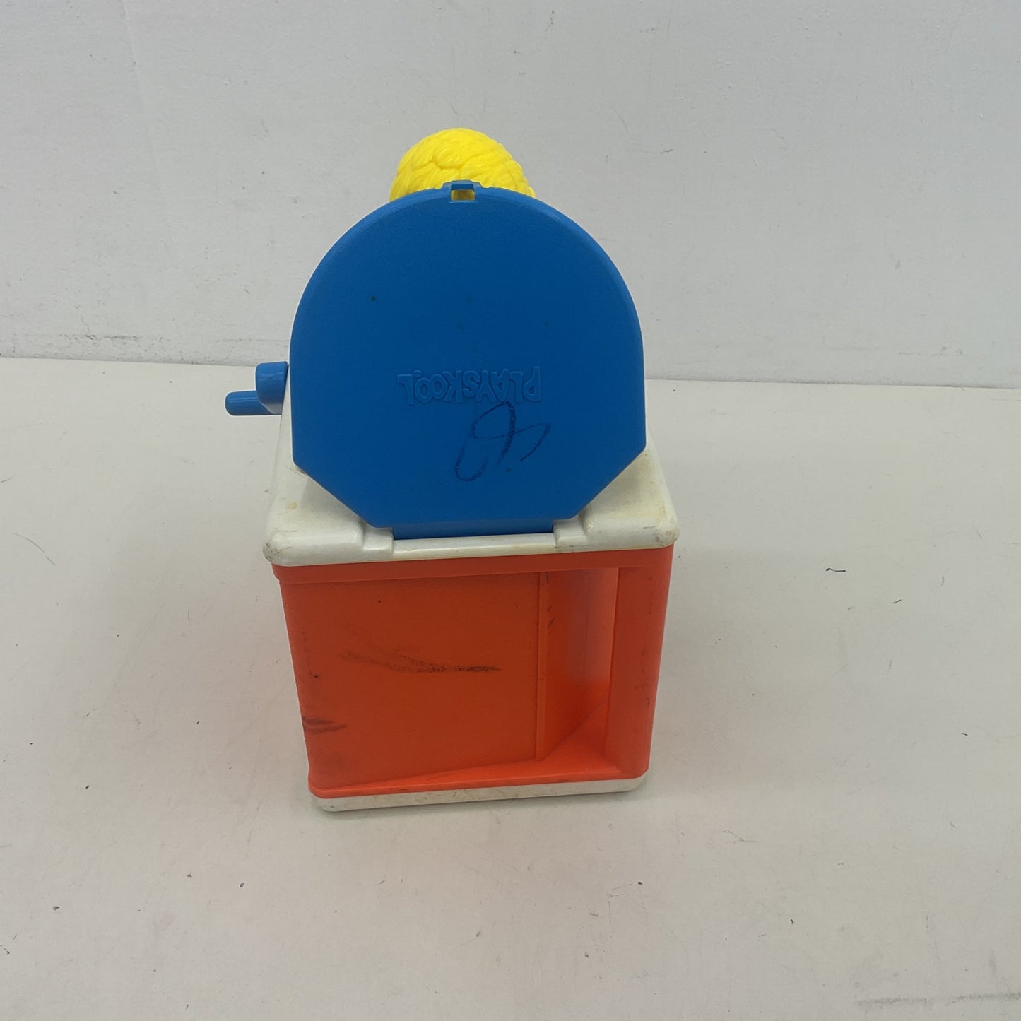 Vintage Playskool Vintage Sesame Street Big Bird Jack-in-the-Box Toy UNTESTED