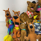 Mixed Preowned LOT 12 lbs WB Hanna Barbera Scooby Doo Character Plush Dolls