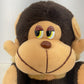 Vintage Preowned Brown A&B Novelty Chimp Monkey Ape Grinning Stuffed Animal