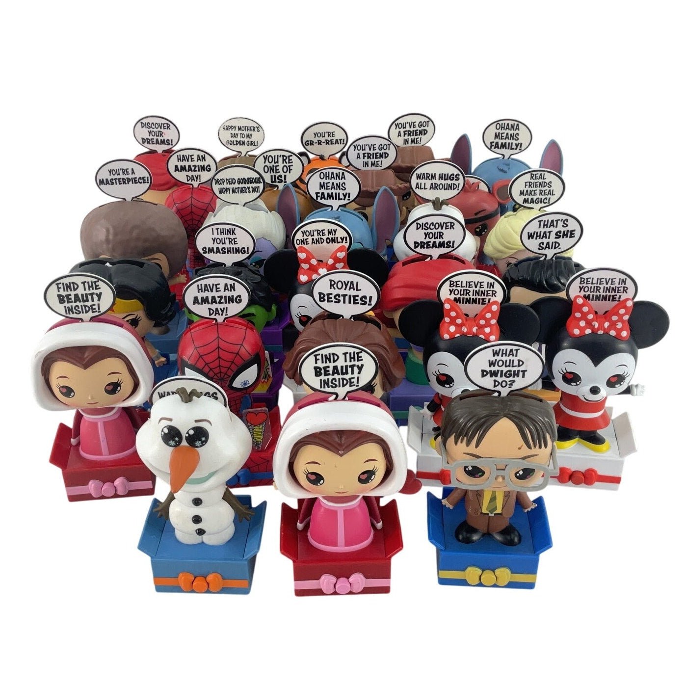 6+ LB Mixed Lot Funko Popsies Disney Office Marvel Golden Girls Collectibles - Warehouse Toys