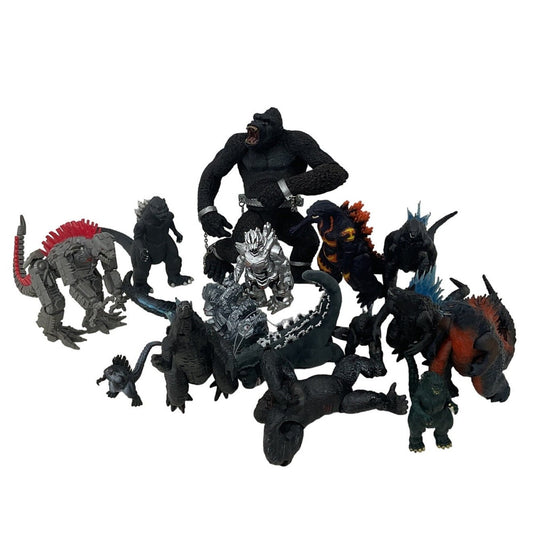 7 lbs LOT Godzilla King Kong Mecha Kaiju Monster Action Figures Loose Mixed - Warehouse Toys