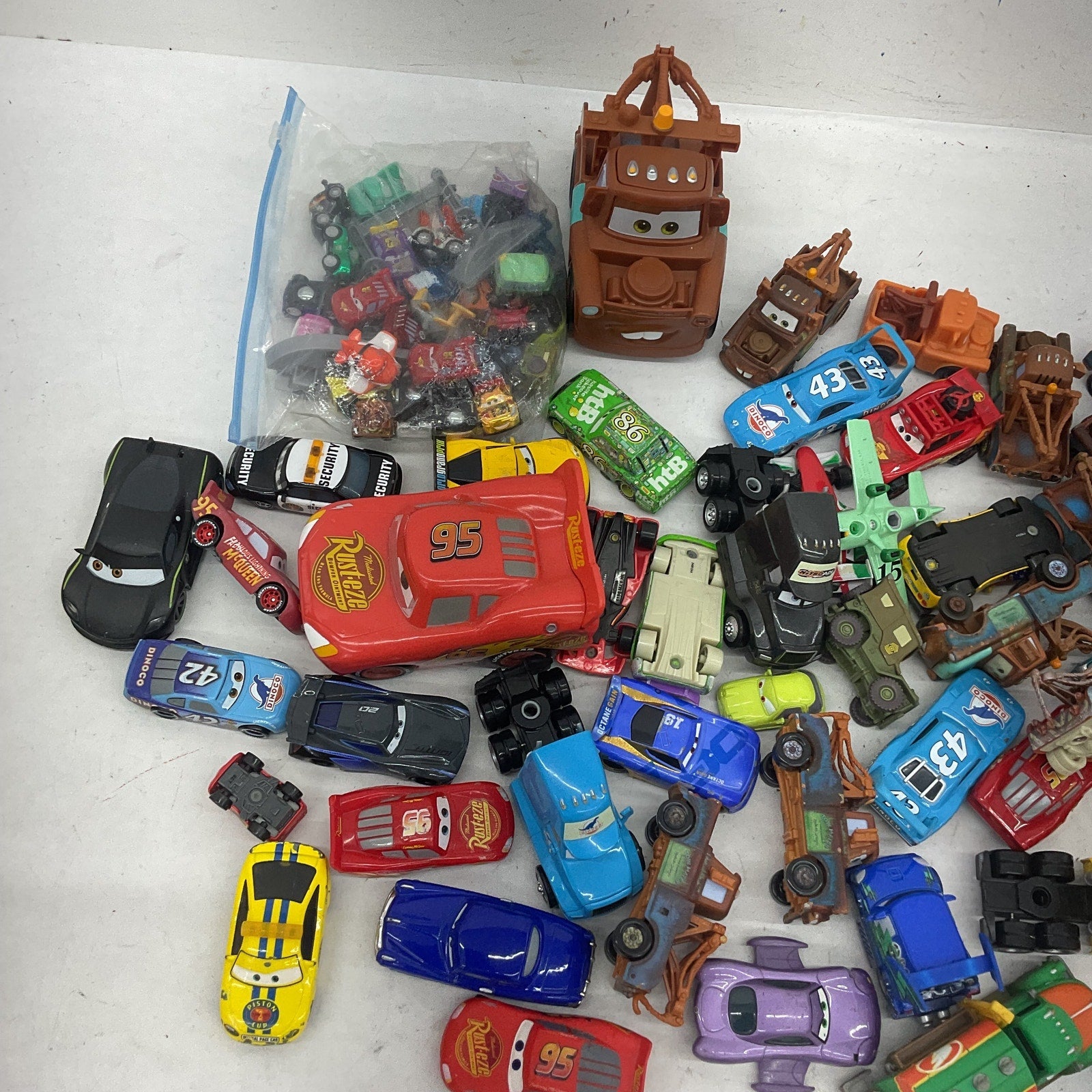 7 lbs Mattel Pixar Disney CARS Toy Car Vehicles Character Figures Preowned LOT - Warehouse Toys