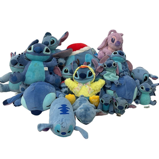 Stuffed Plush Mixed Preowned LOT 12 lbs Disney Lilo & Stitch Character Dolls