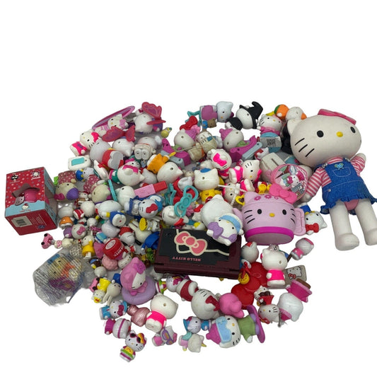 8 lbs Preowned LOT Sanrio Hello Kitty Toy Figures Cake Toppers Happy Meal Toys - Warehouse Toys