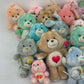 Preowned Vintage LOT 12 lbs Care Bears Character Plush Dolls Stuffed Toys Kenner