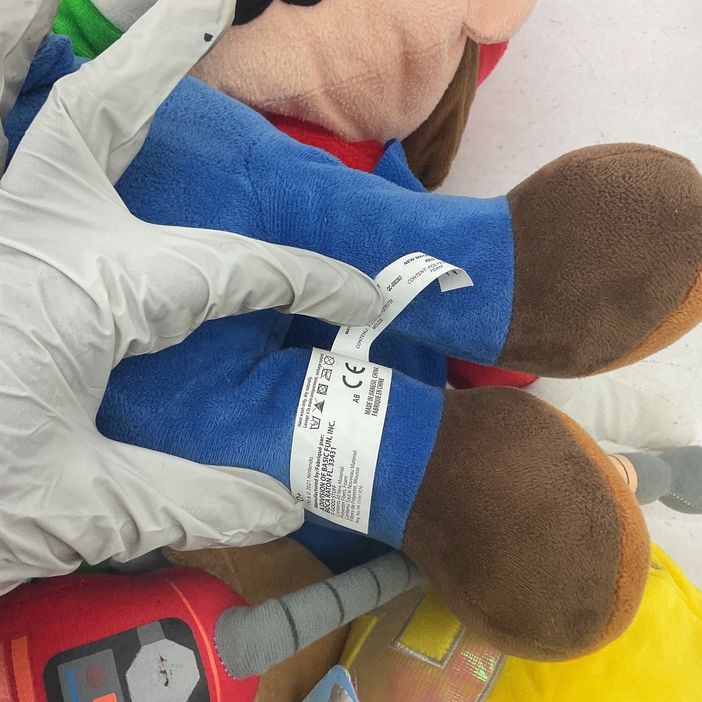 9 lbs Mixed Preowned LOT Nintendo Super Mario Character Plush Dolls Stuffed Toys - Warehouse Toys